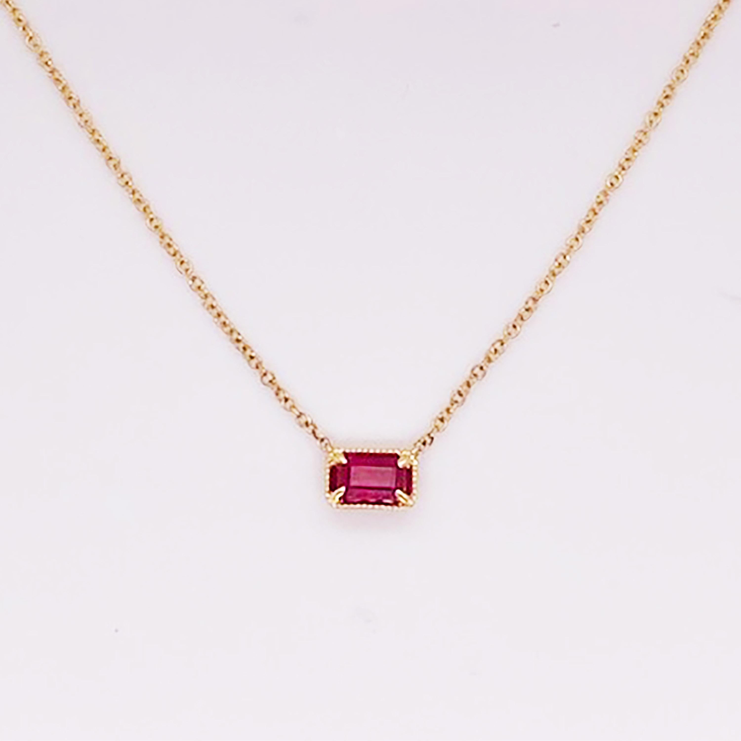 ruby emerald necklace