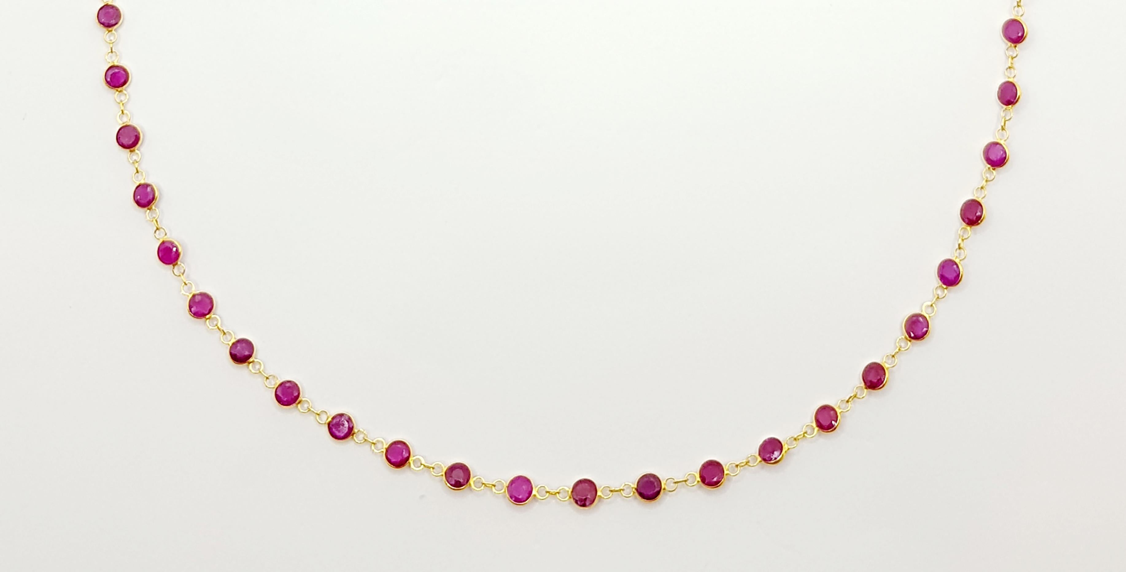 modern ruby necklace designs