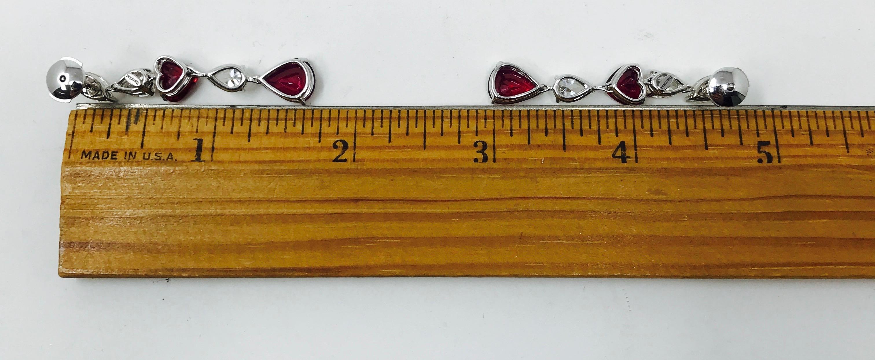Ruby 'No Heat' and Diamond Necklace Set with Earrings and Bracelet In Excellent Condition In New York, NY
