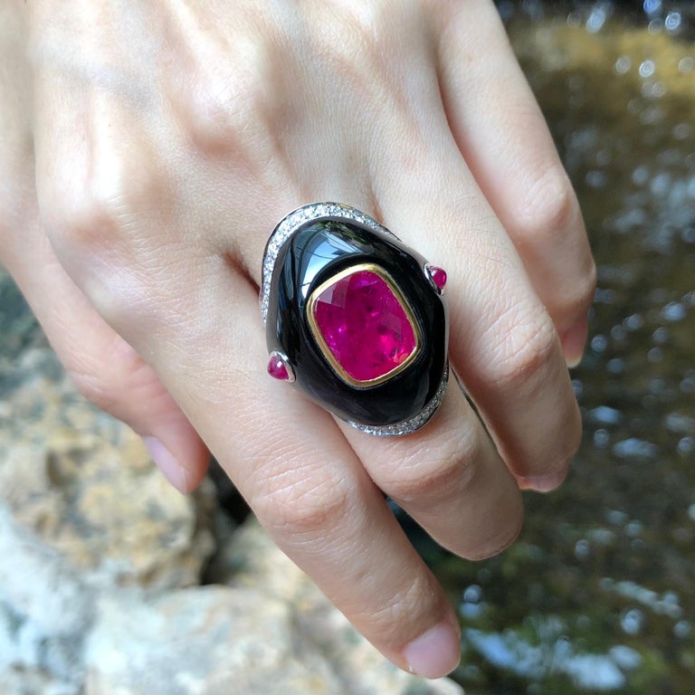 Onyx and ruby ring deals