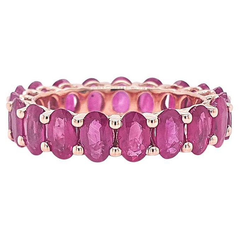 Ovaler Rubin-Ring 14K Gold, Oval im Angebot