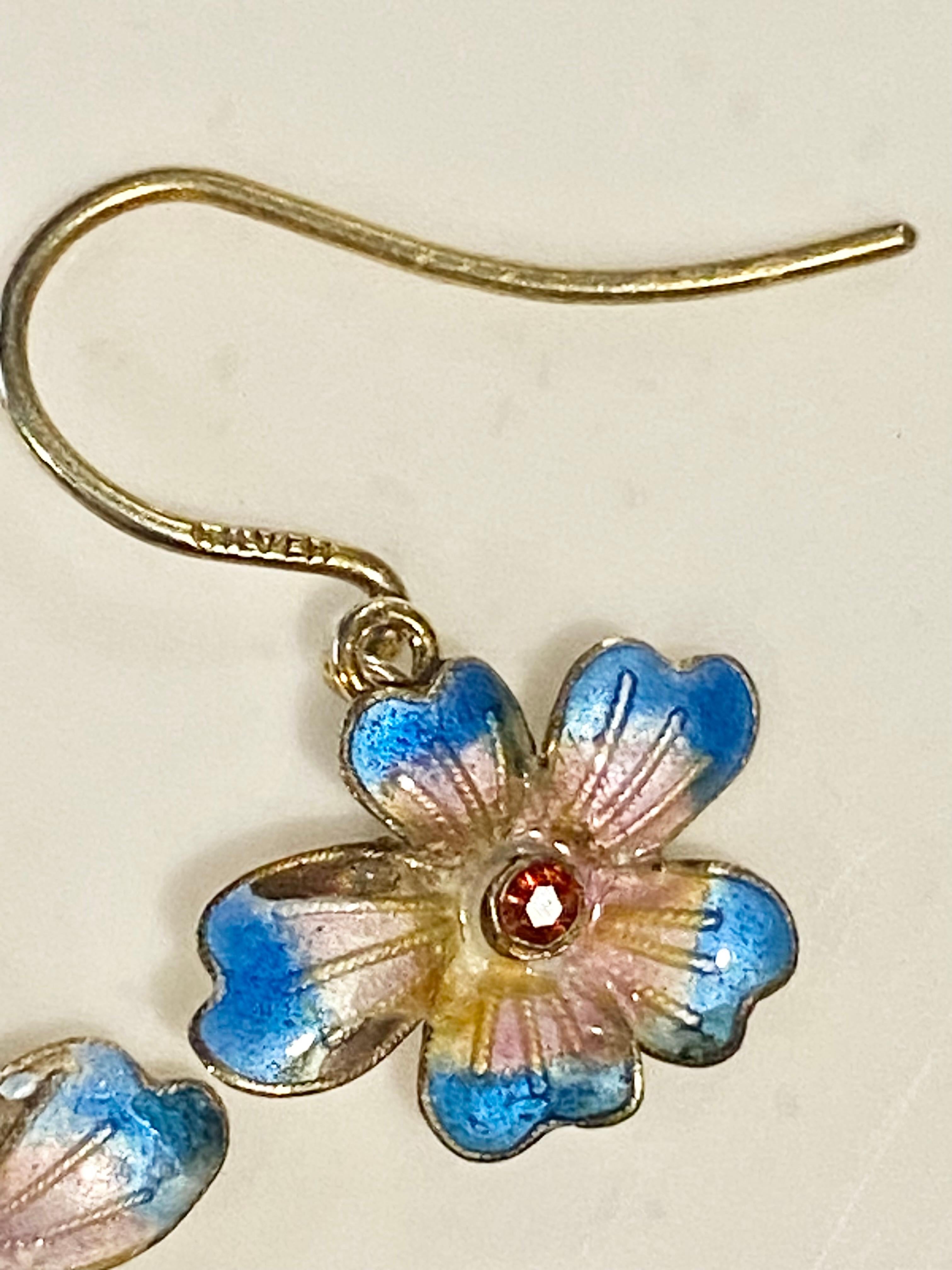 Pendientes Pensamiento Rubí en Bueno estado para la venta en Round Top, TX
