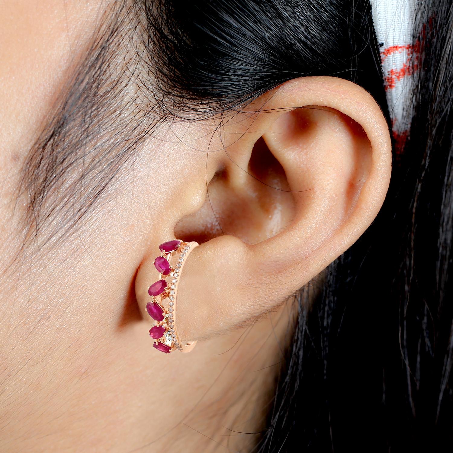 18KT:6.966g,D:0.33ct, RUBY:3.42ct,