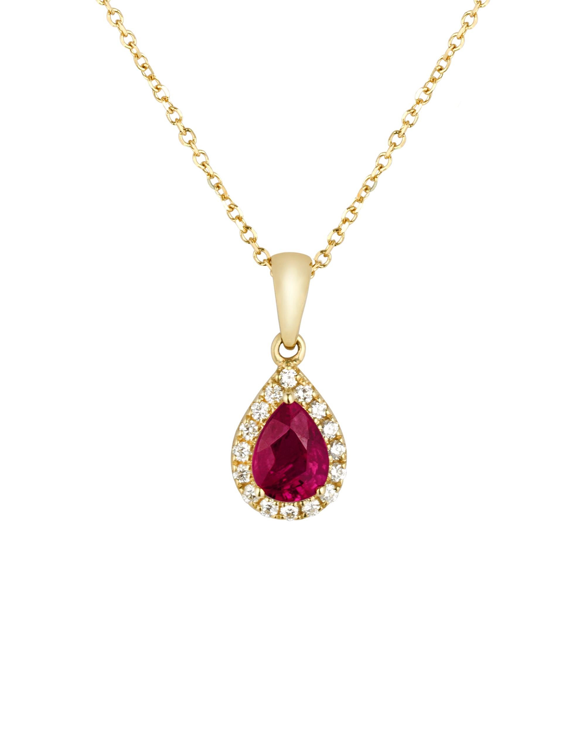 Modern Ruby Pendant, 1.03 Carats For Sale