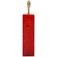 Ruby Red Fractal Resin Lamp, Marie-Claude de Fouquieres