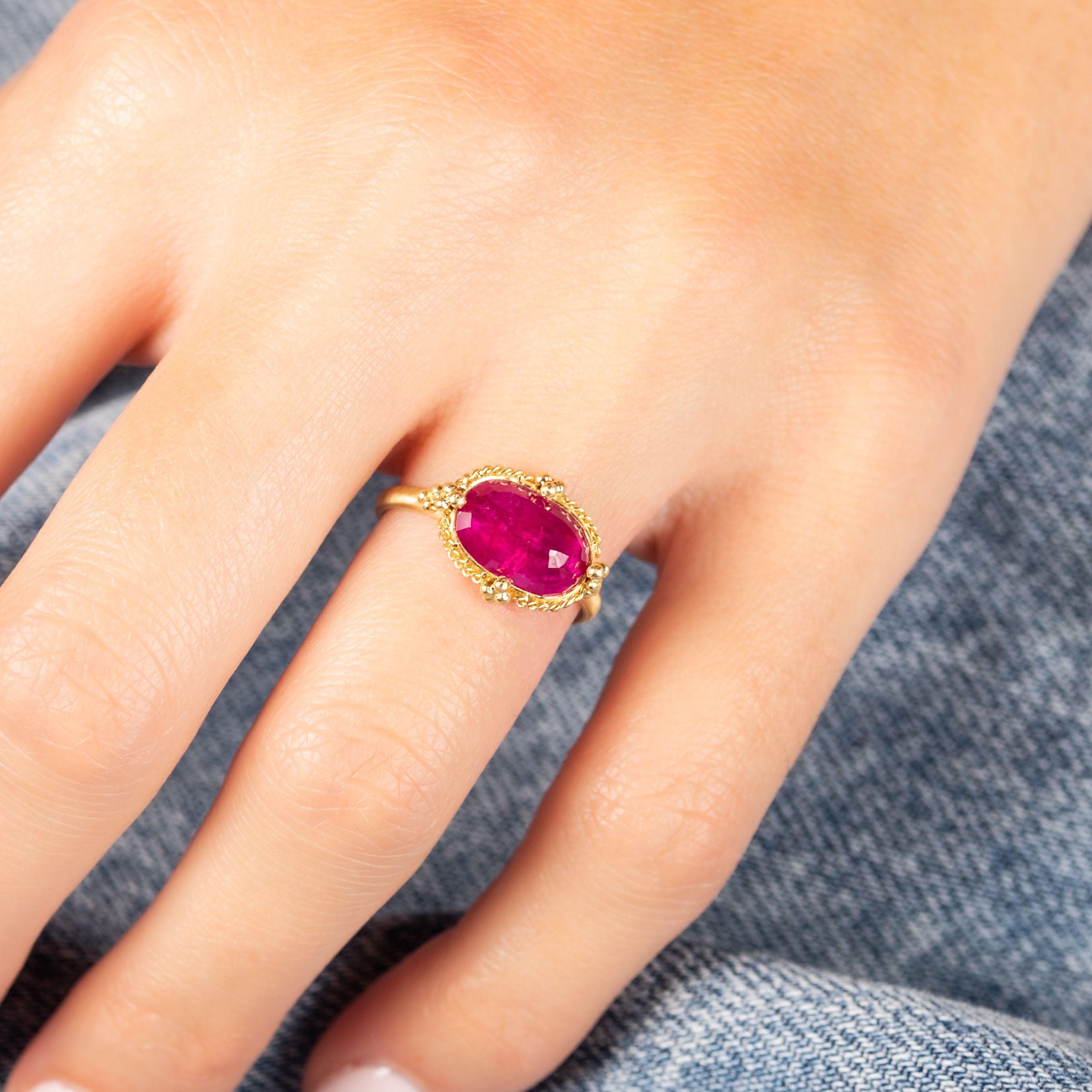 Ruby Ring In New Condition For Sale In Chapel Hill, NC