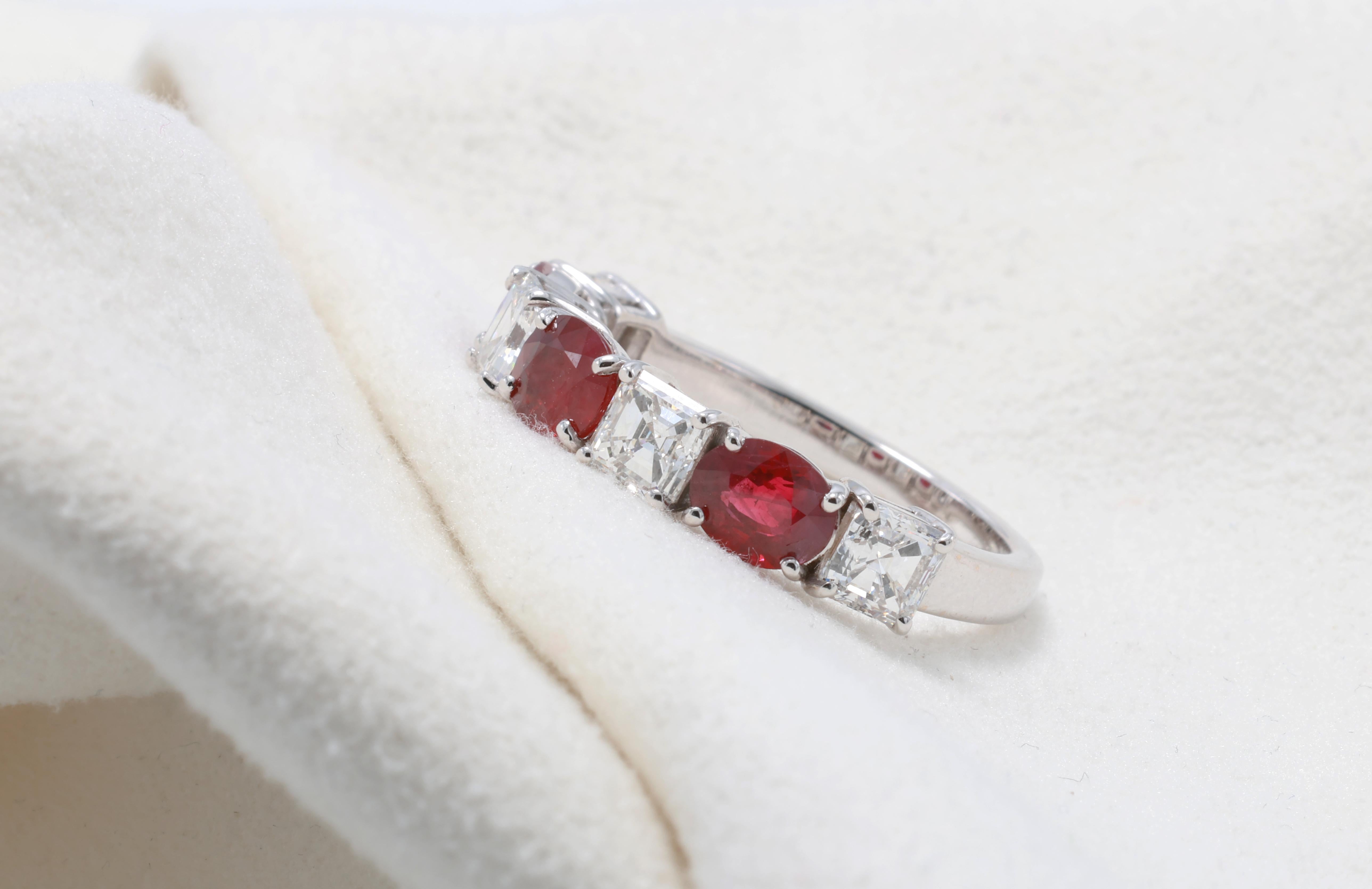 Anello di rubino in vendita 1