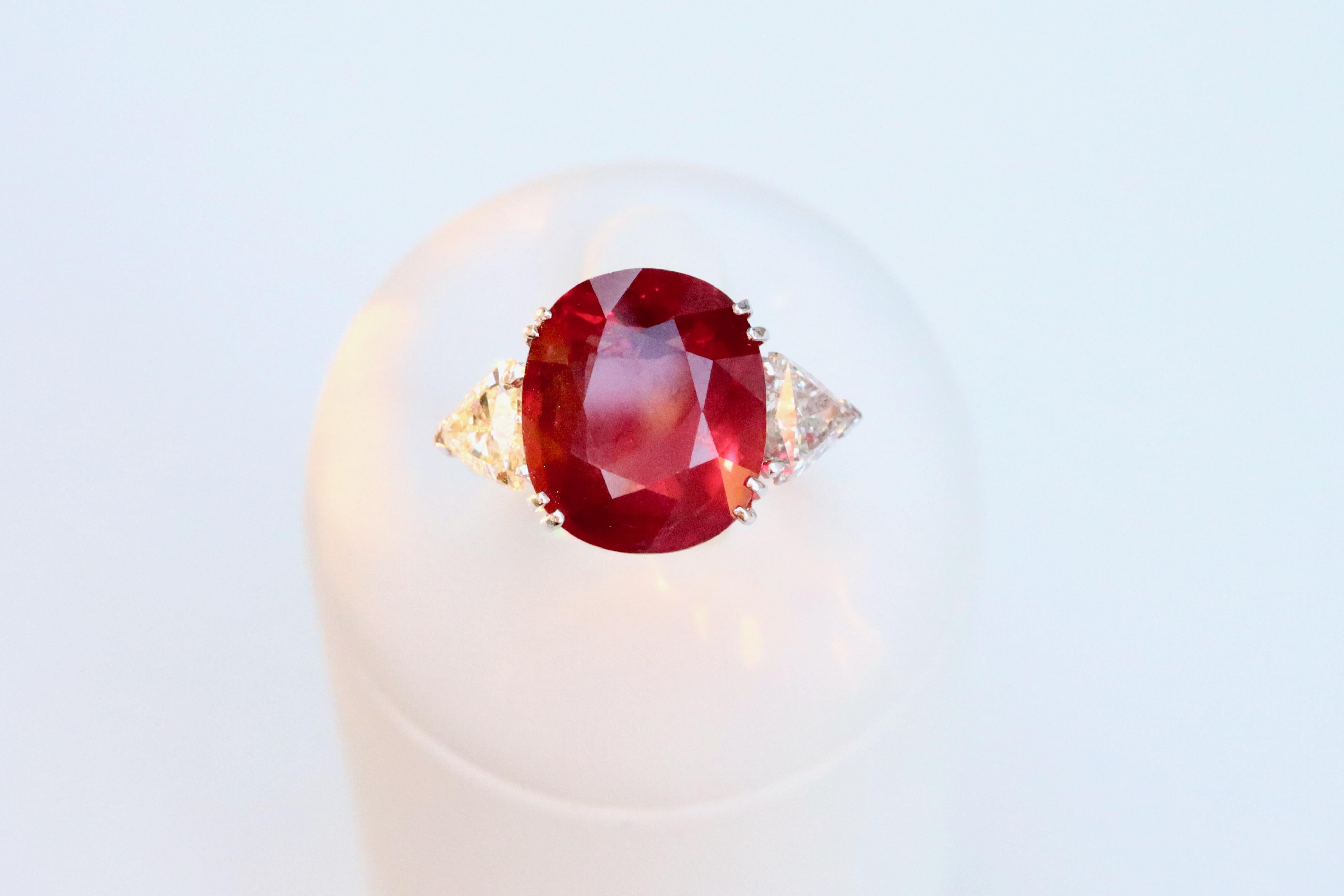 18 carat ruby ring