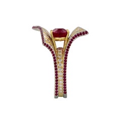 Ruby Ring in Platinum and Gold by Zoltan David