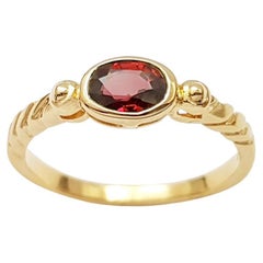 Ruby Ring set in 18K Gold Settings