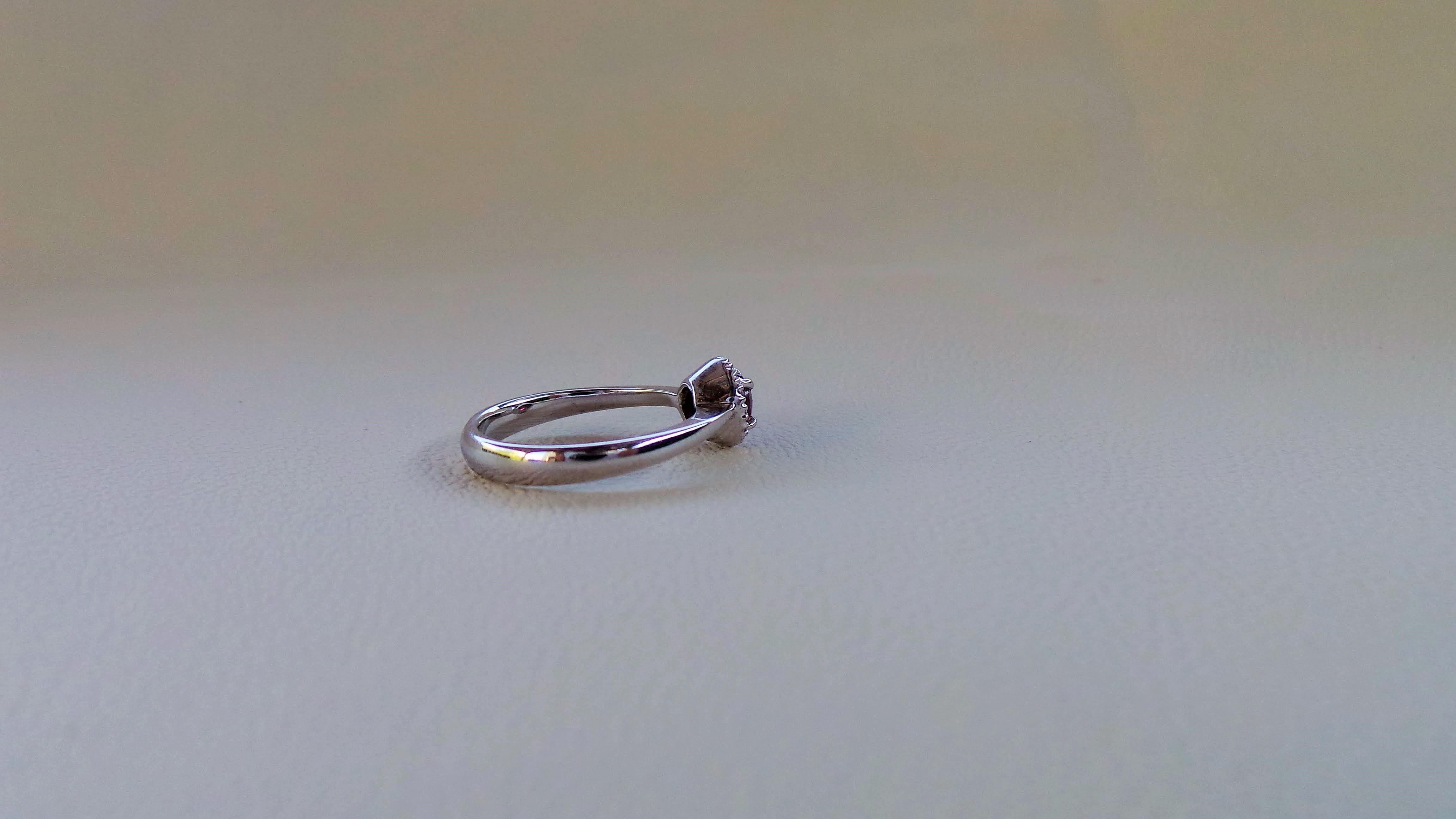 carbonado engagement ring