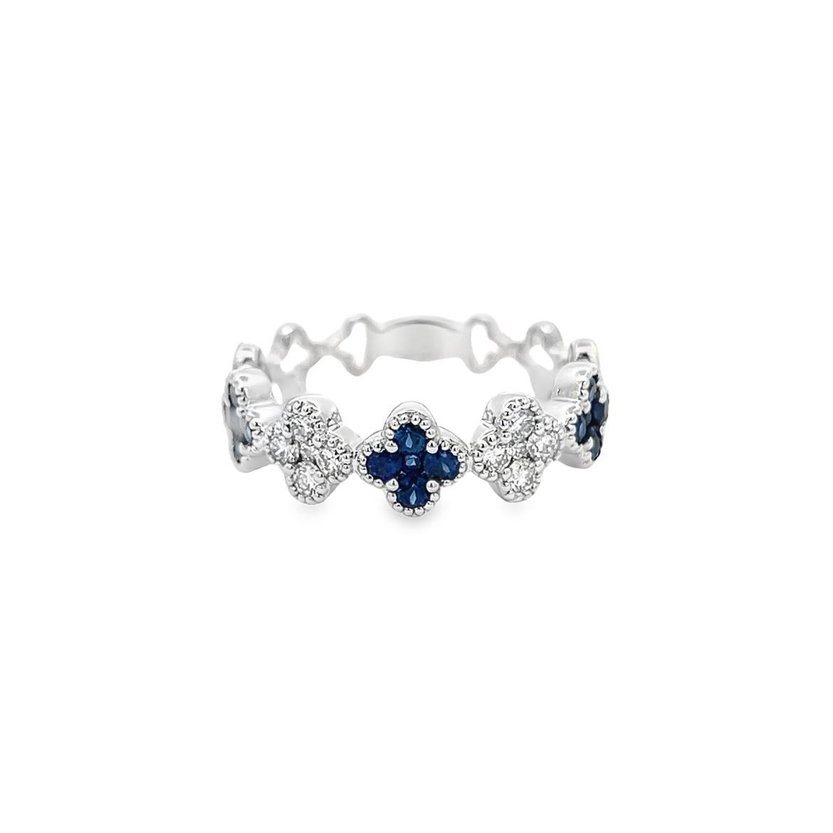 This are beautiful ladies rings with a flower shape design, each of the petals adorned with a variety of gemstones some of them alternating diamonds for a better enhancement. We show details on each stone of the rings bellow. 

Highlights:
1.