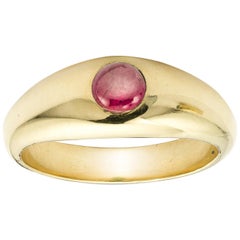 Ruby Set Gypsy Ring