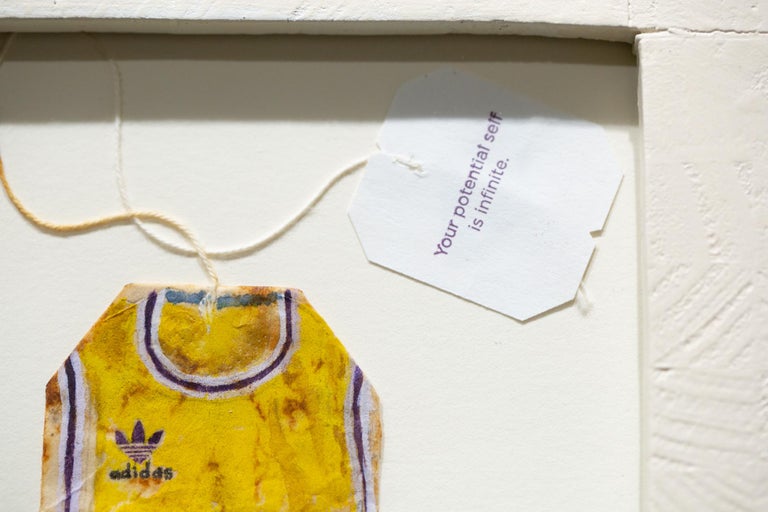 Ruby Silvious Kobe, Painting on Tea Bag, Tribute to Kobe