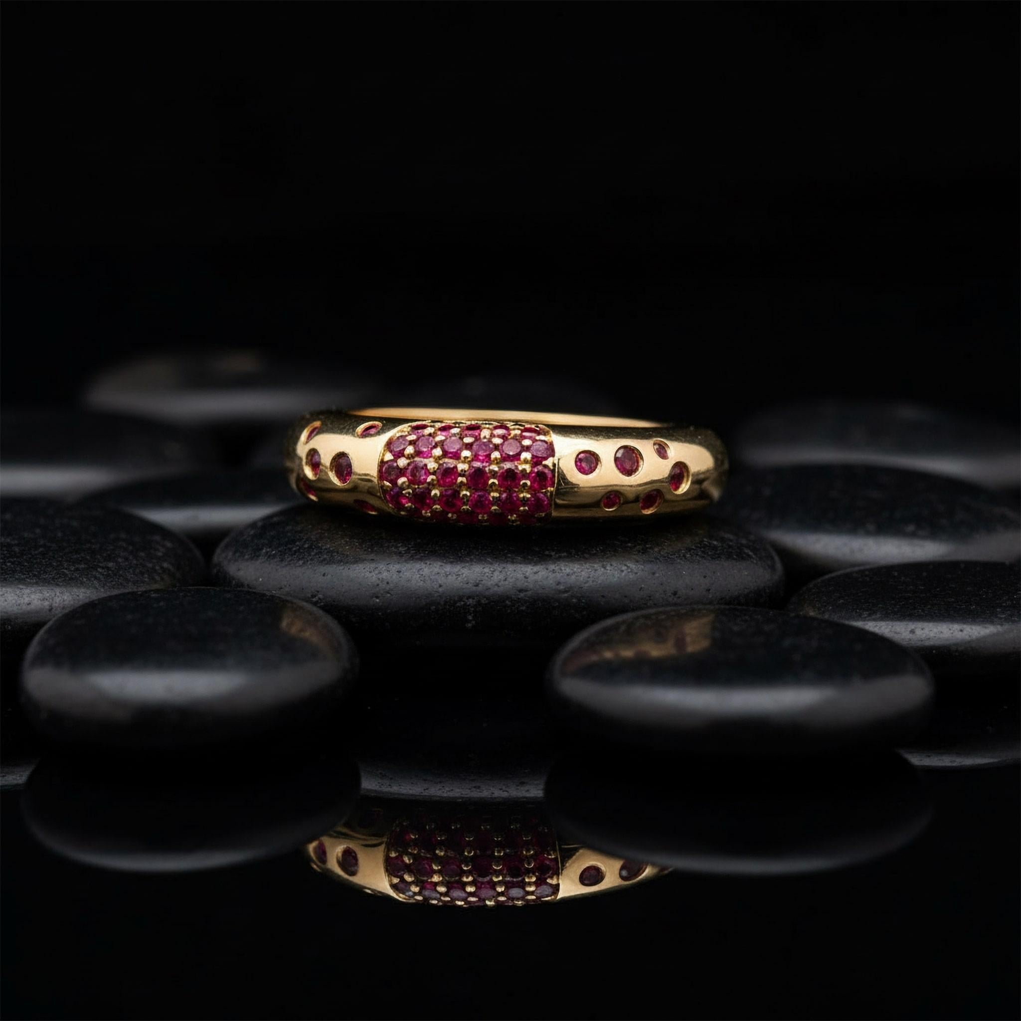 Ruby Spotlight 14k (or 18k Upon Request) Yellow G… - image 3