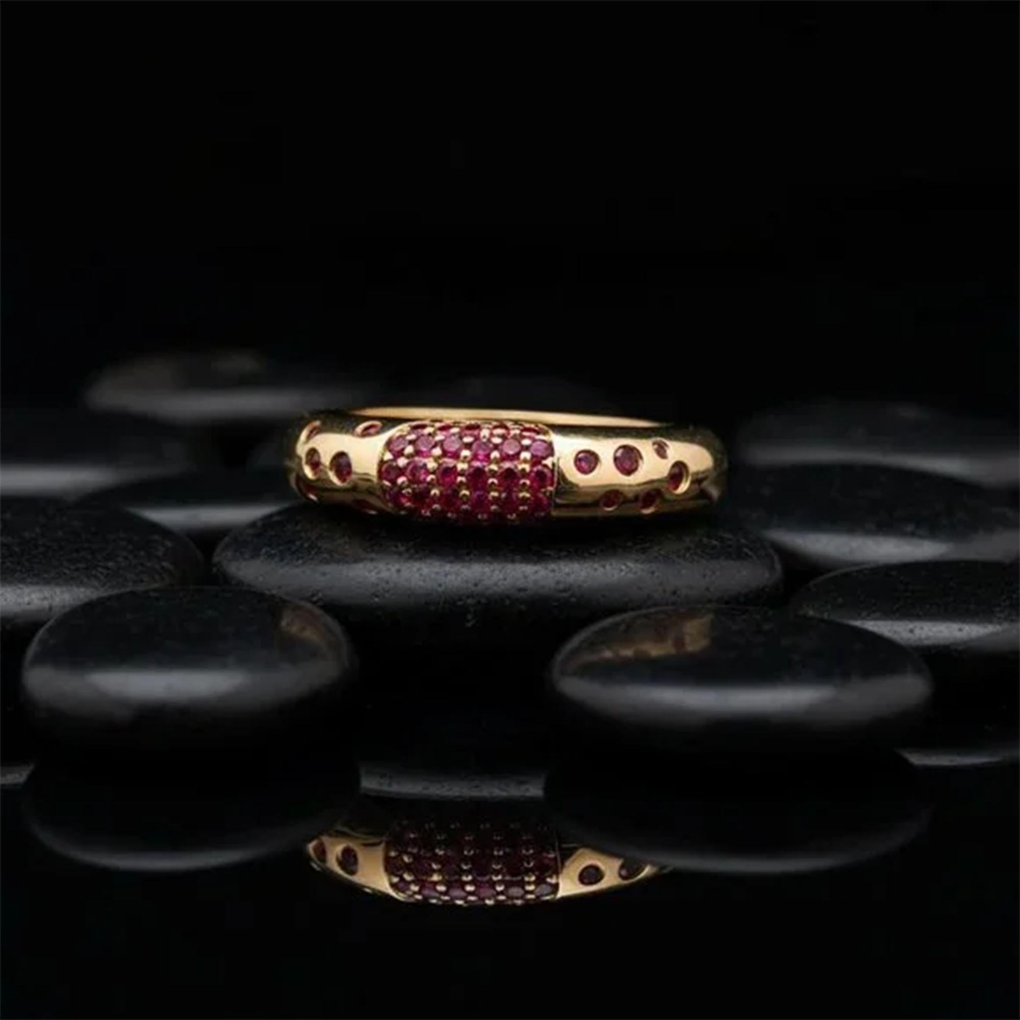 Ruby Spotlight 14k (or 18k Upon Request) Yellow G… - image 3