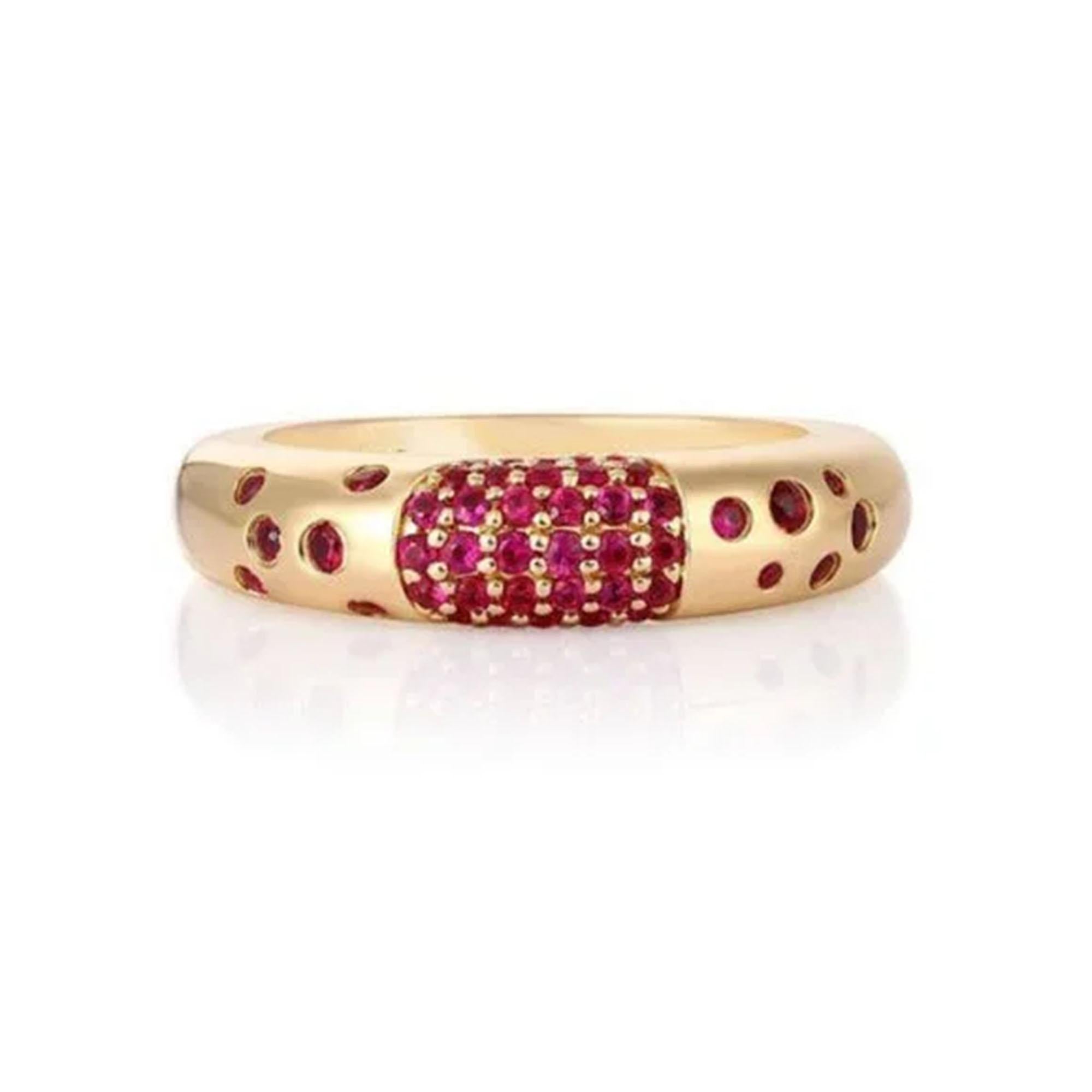 Ruby Spotlight 14k (or 18k Upon Request) Yellow G… - image 4