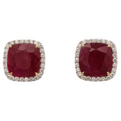 Ruby Stud Earrings