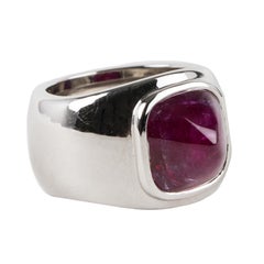 Ruby Sugarloaf Ring
