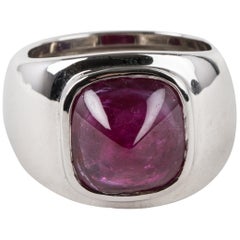 Ruby Sugarloaf Ring