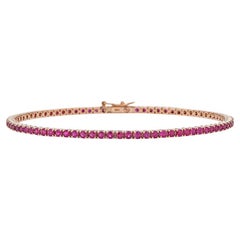 Ruby Tennis Bracelet