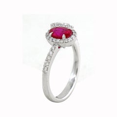 Ruby Toi-et-moi Ring