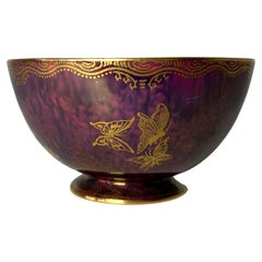 Ruby Wedgwood Ordinary Lustre, Butterfly York Cup by Daisy Makeig-Jones, c1925