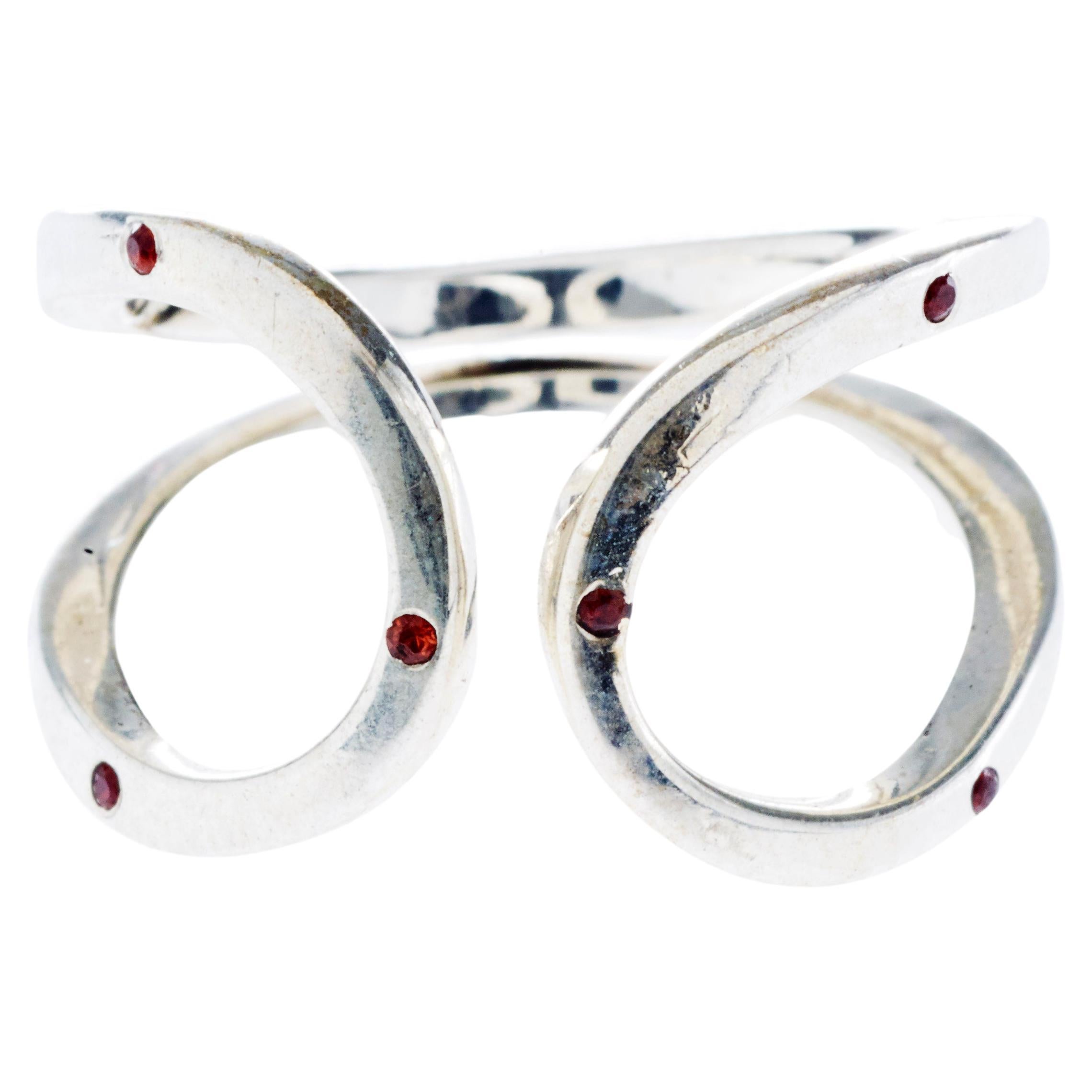 Ruby White Gold Cocktail Band Ring J Dauphin
J DAUPHIN 