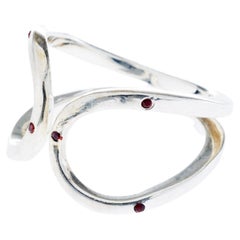 Ruby White Gold Cocktail Ring 