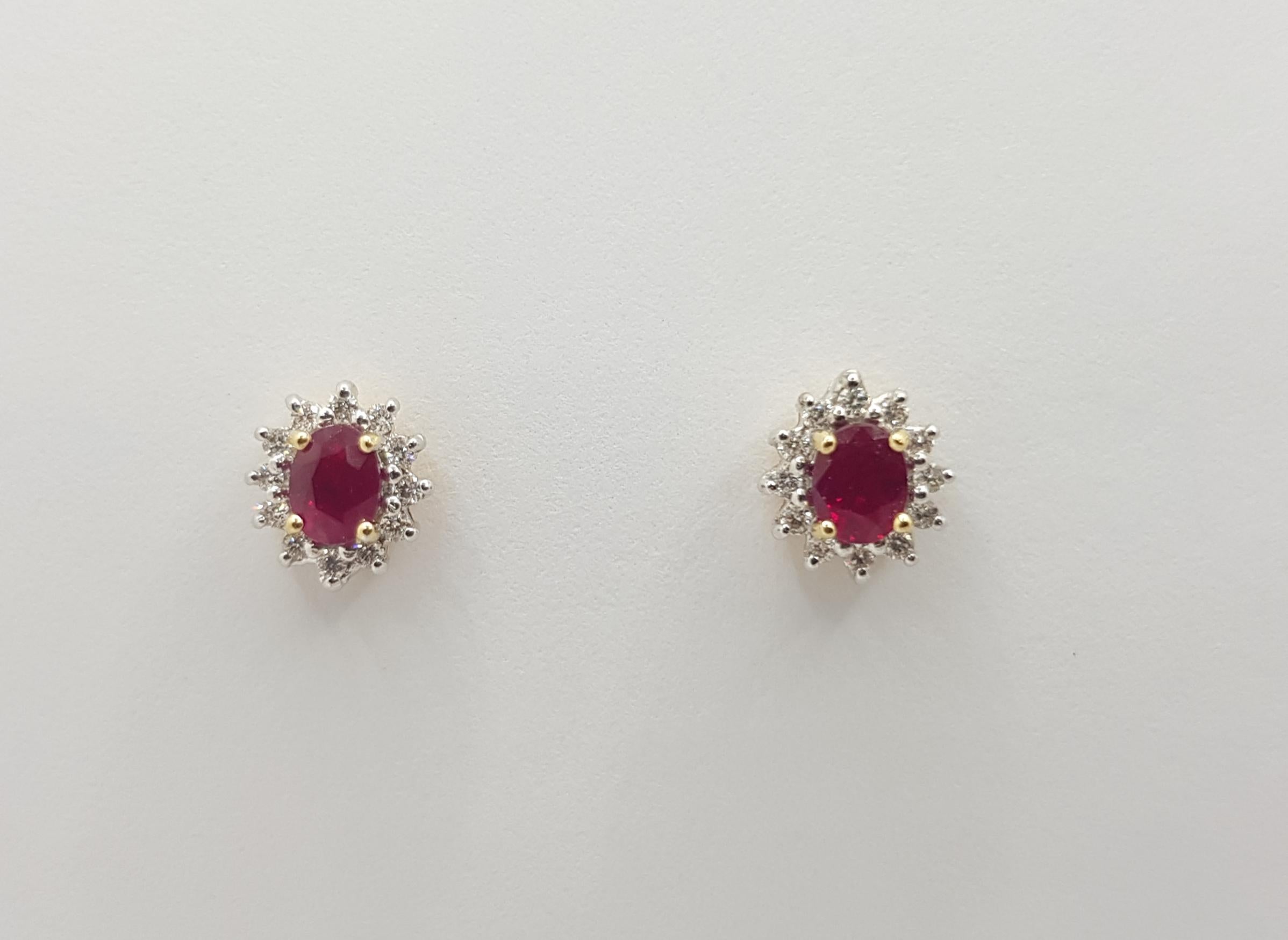 0.6 carat diamond earrings