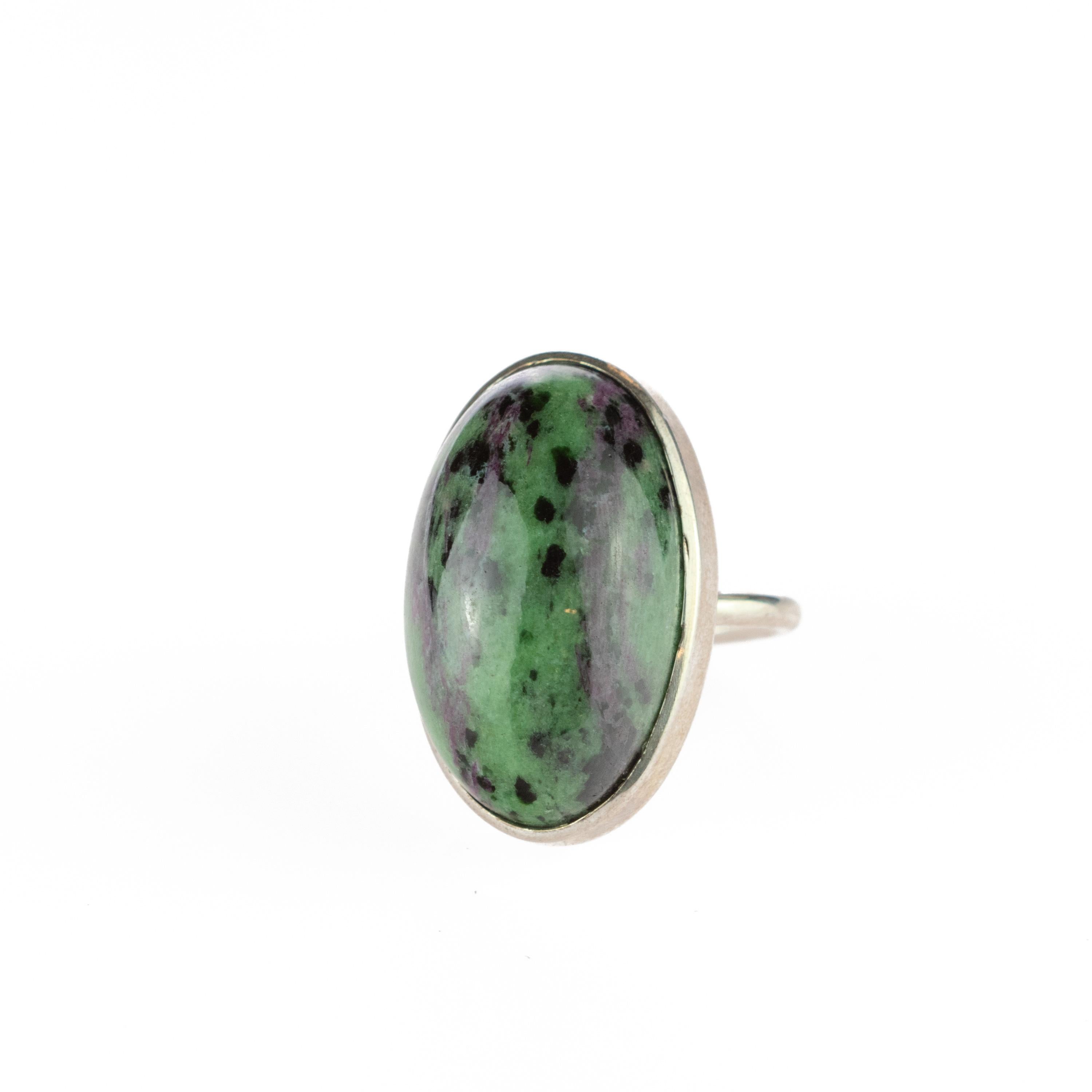 ruby zoisite ring for sale
