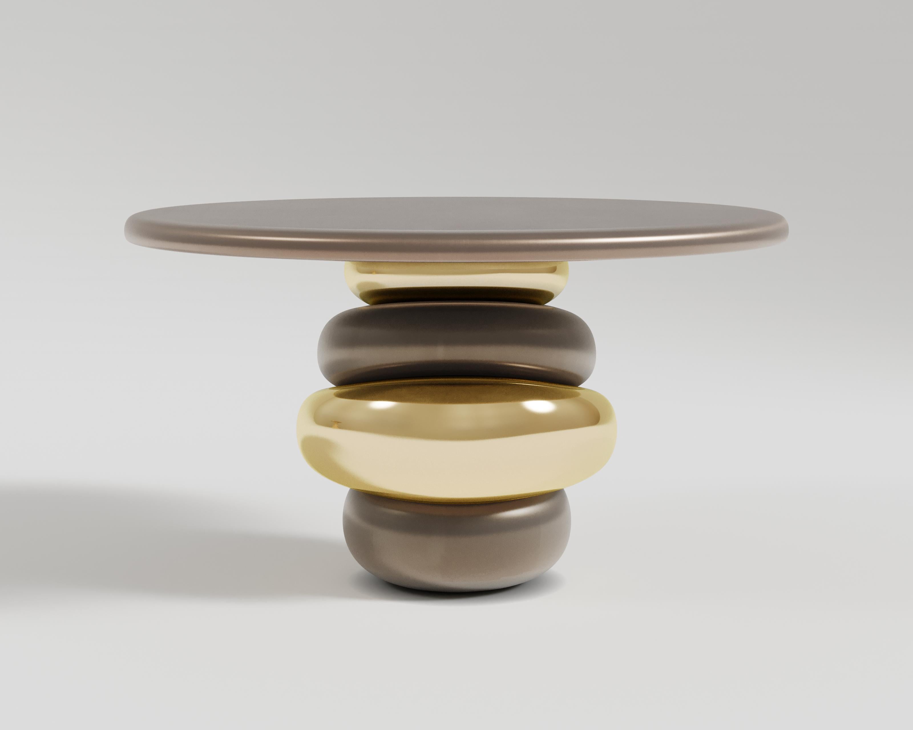 Ruche-Konsole aus polierter Bronze und Patina-Bronze von Palena Furniture (Art déco) im Angebot