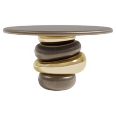 Ruche Console Polished Bronze And Patina Bronze by Palena Furniture