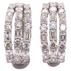 RUCHI Diamond Hoop Earrings