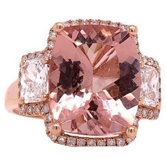 RUCHI Morganite and Diamond Ring