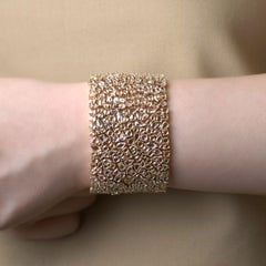 Ruchi New York 49.17ct Rose Cut Diamond Bracelet in 18K Rose Gold