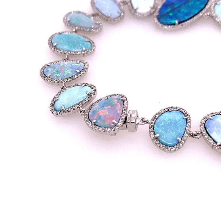 australian opal bracelet