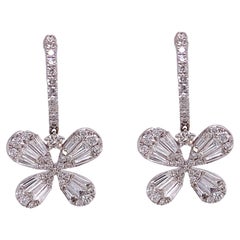 Ruchi New York Baguette Diamond Earrings