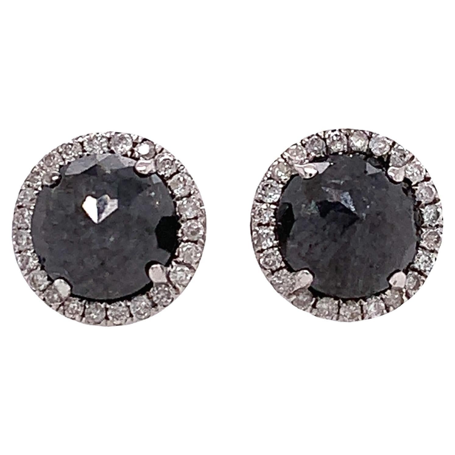 Ruchi New York Black Diamond Earrings