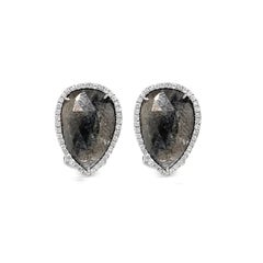 Ruchi New York Black Slice Diamond Earrings
