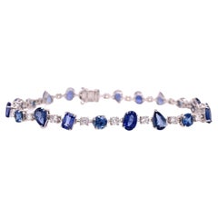 Ruchi New York Blue Sapphire and Diamond Bracelet