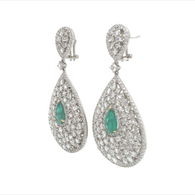 diamond danglers earrings