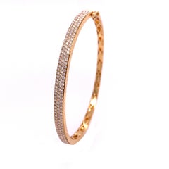 Ruchi New York 18K Yellow Gold Diamond Pavé Bangle, 1.47ct, Hong Kong