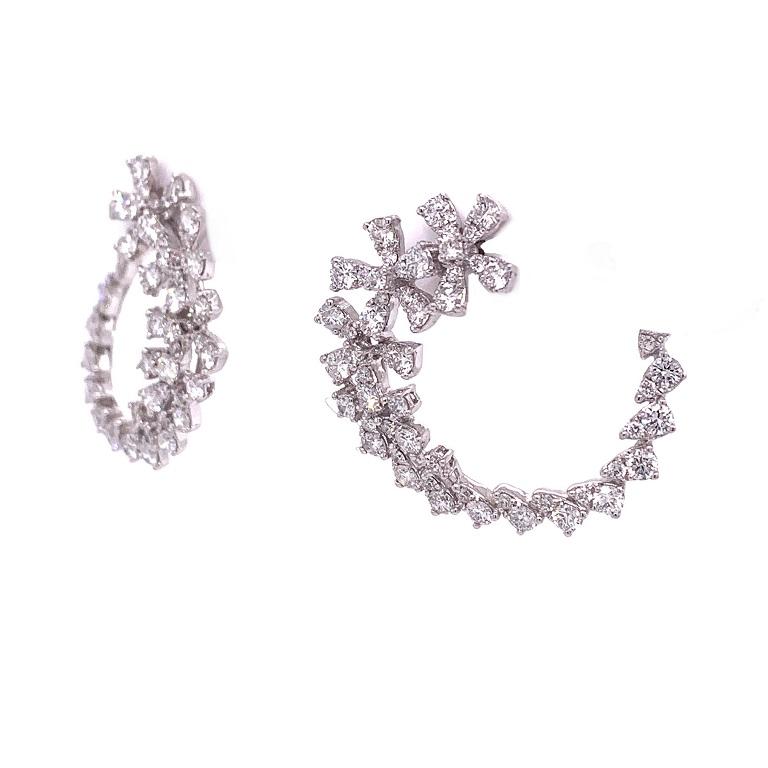 c shaped earrings