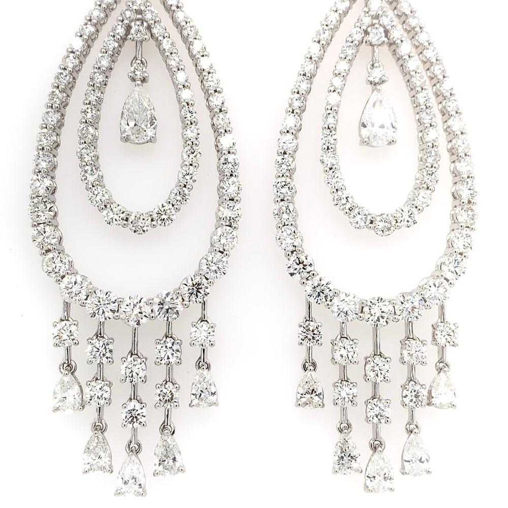 Women's Ruchi New York Diamond Chandelier Earrings