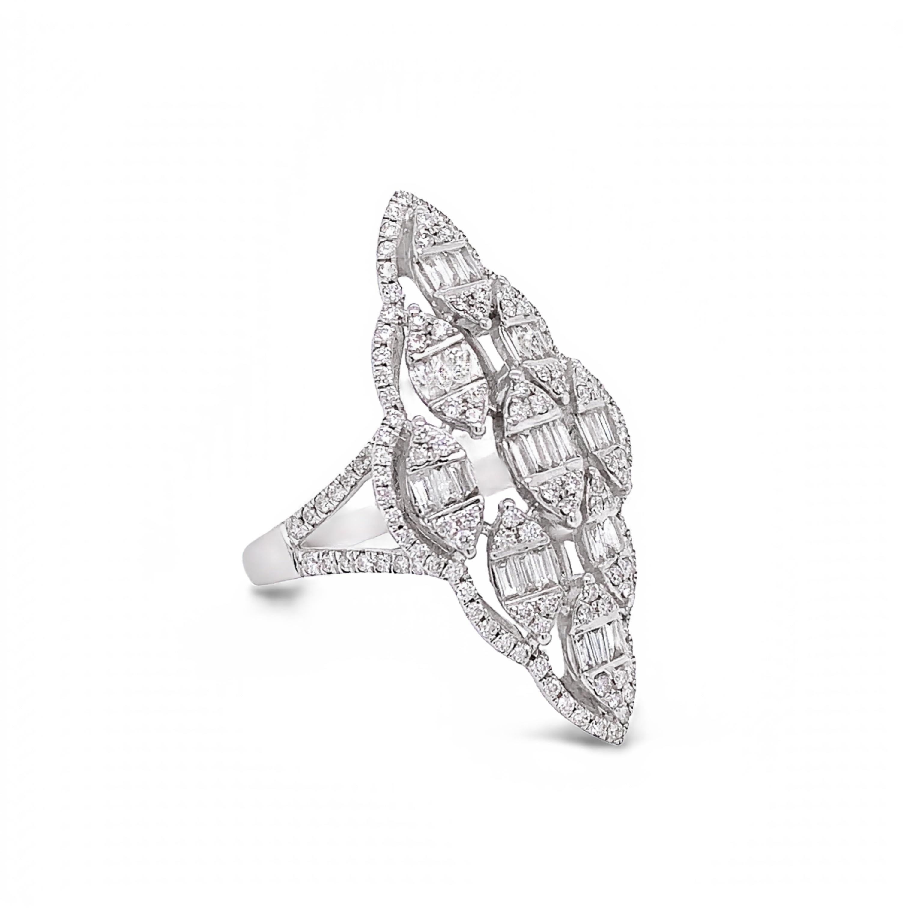 18K White Gold
Features 0.99 TW CT of Diamonds.