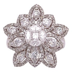 Ruchi New York Diamond Cocktail Ring