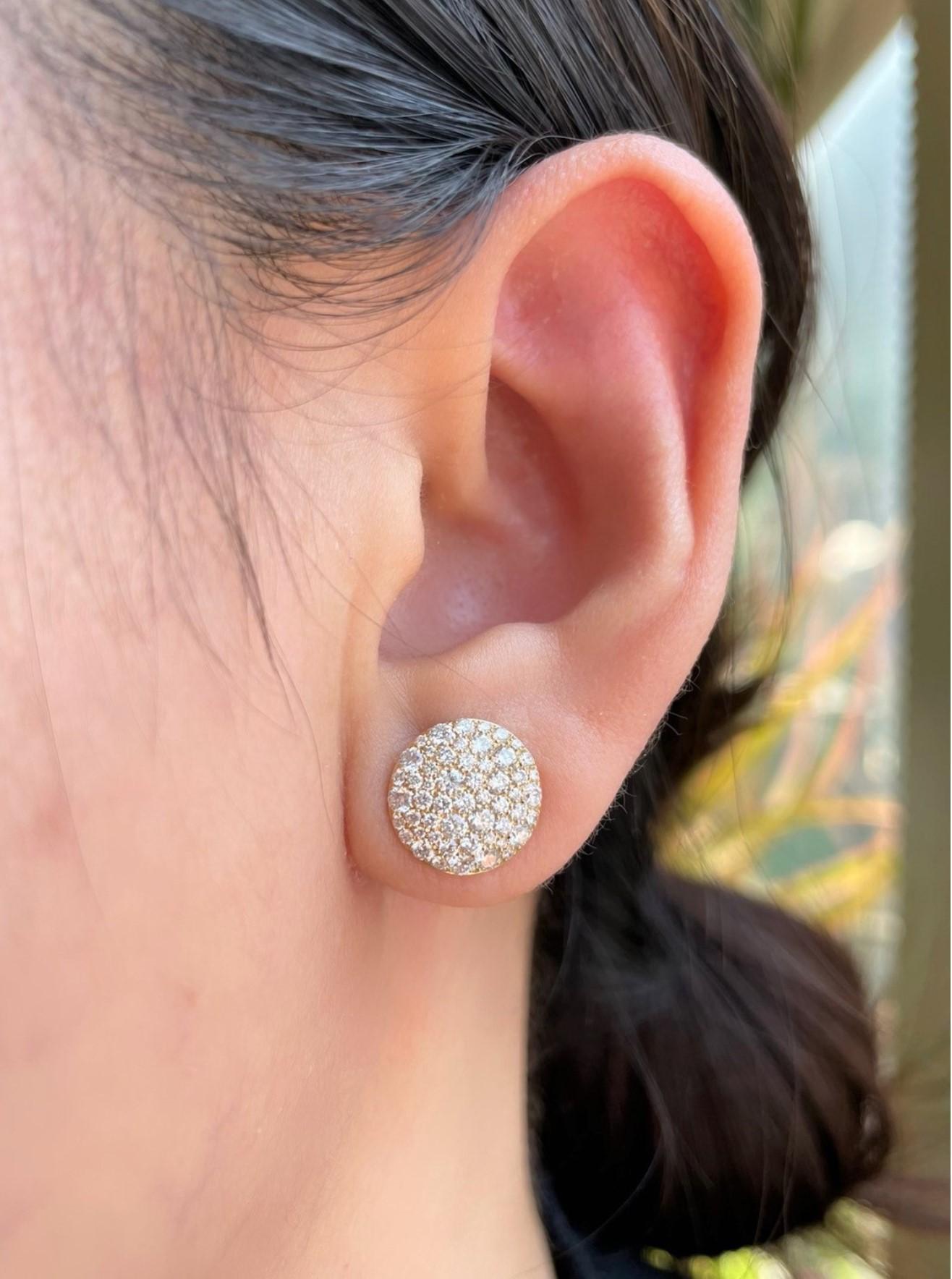 Women's or Men's Ruchi New York Diamond Earrings