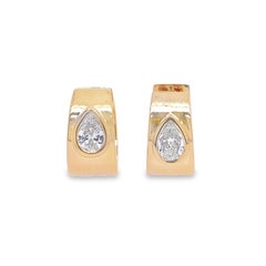 Ruchi New York Diamant Huggie-Ohrringe mit Diamanten