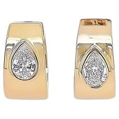 Ruchi New York Diamond Huggie Earrings